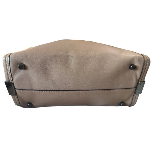 Coach Swagger 27 Carryall Satchel Bag Light Blush Pink Leather Gunmetal Hardware - Picture 6 of 11